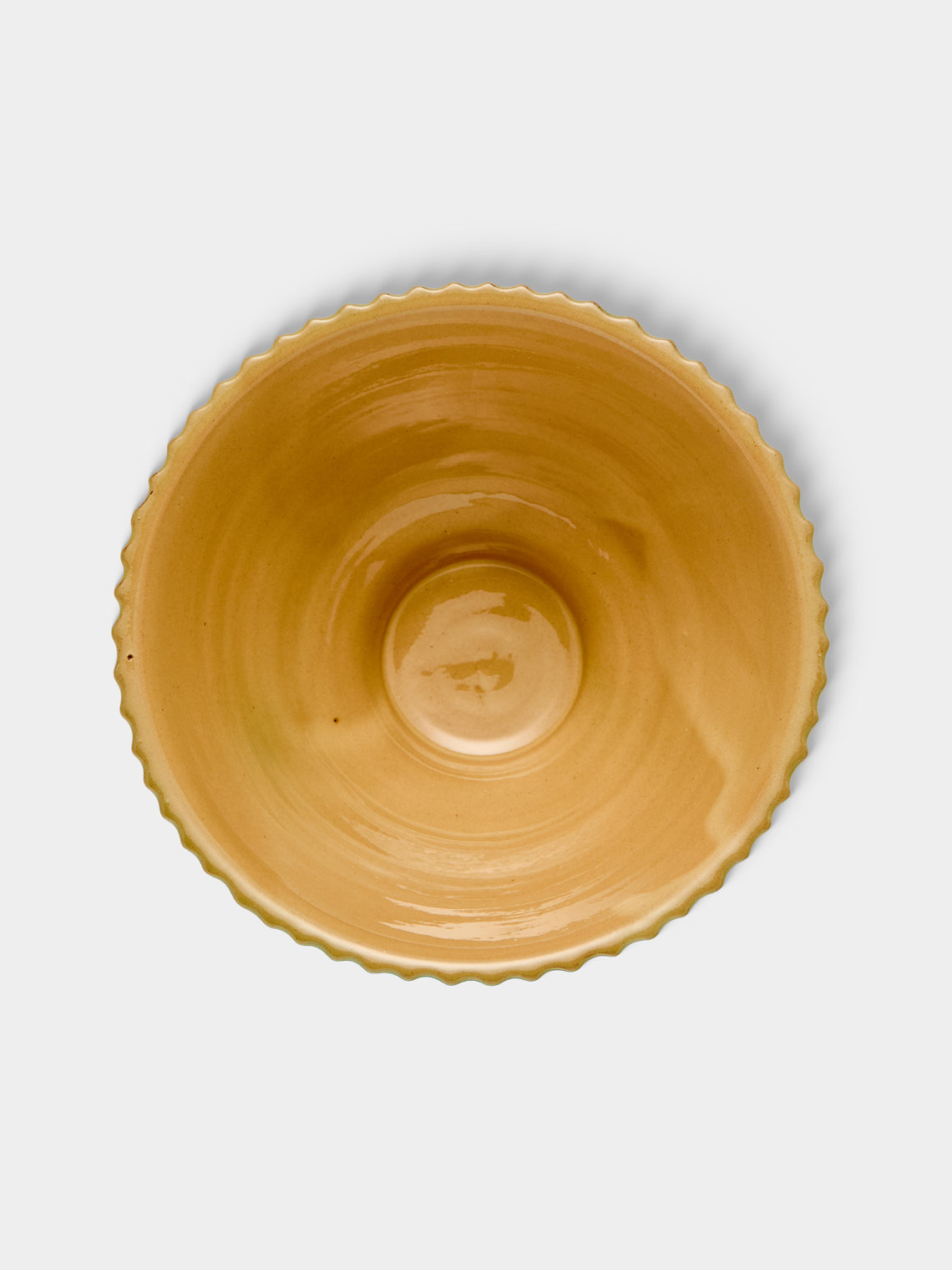 Poterie d’Évires - Flowers Hand-Painted Ceramic Mini Salad Bowl - Green - ABASK