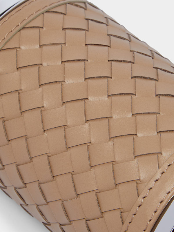 Riviere - Woven Leather Lidded Box -  - ABASK