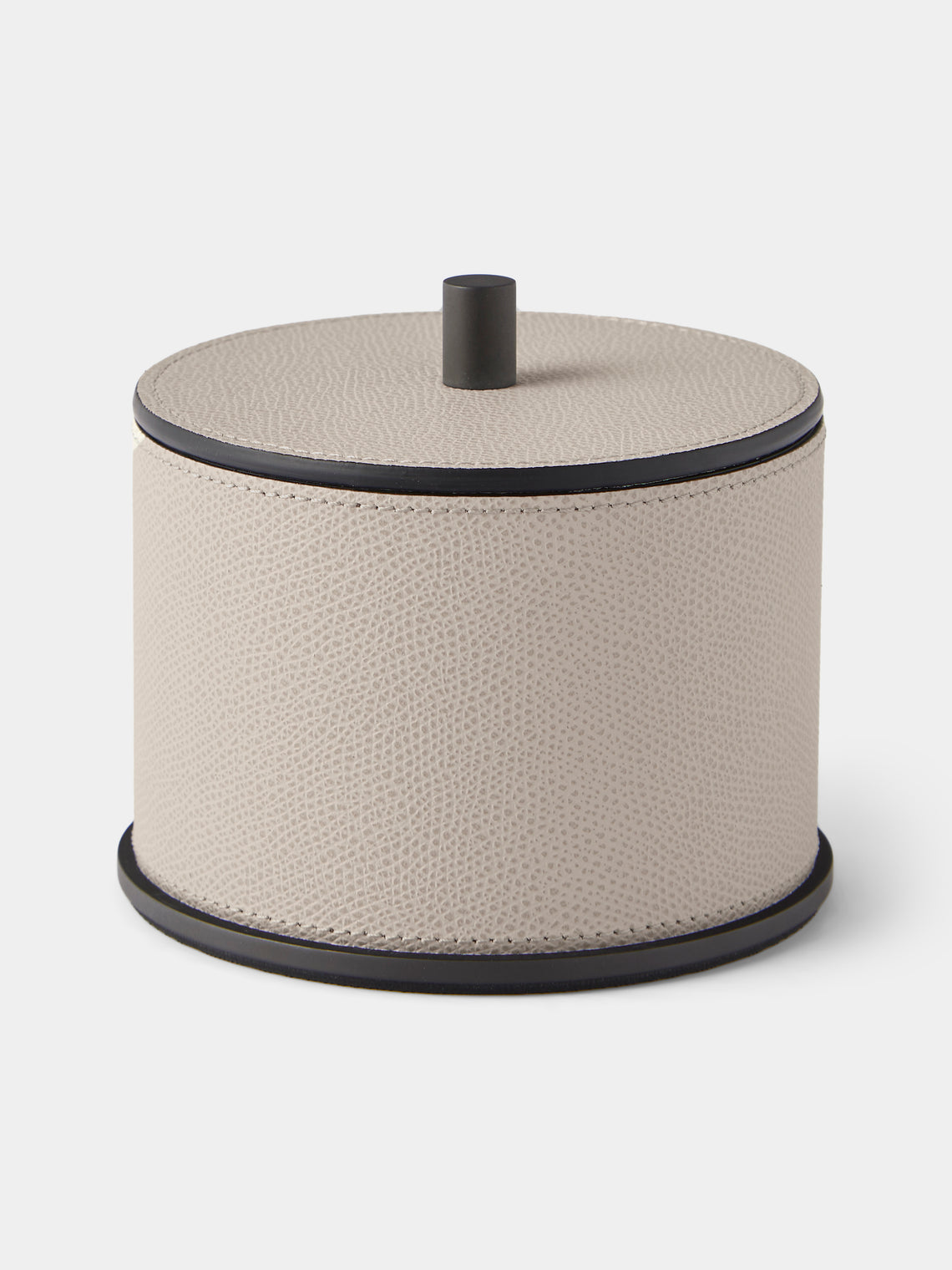 Giobagnara - Positano Leather Large Box - Light Gray - ABASK - 