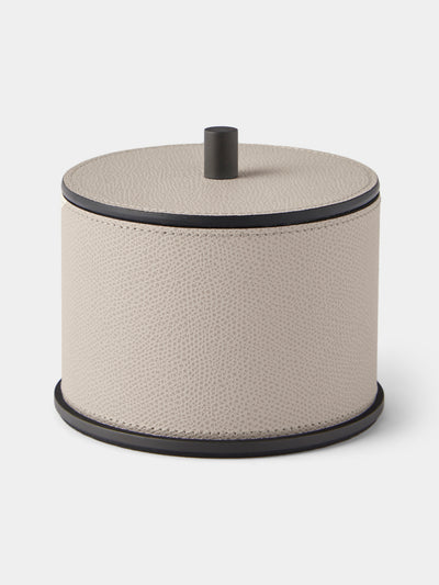 Giobagnara - Positano Leather Large Box - Light Gray - ABASK - 