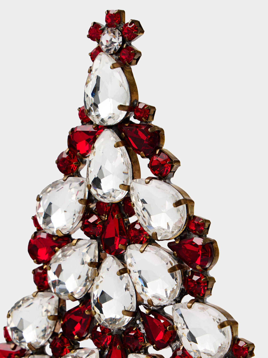 ABASK Decorations - Delightful Czech Crystal Tree - Red - ABASK