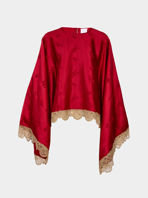 Loretta Caponi - Villa Silk Blouse -  - ABASK - 