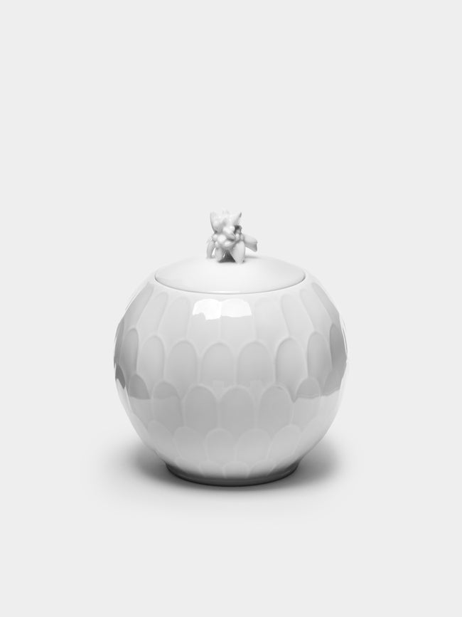 Augarten - 1929 Josef Hoffmann Atlantis Porcelain Sugar Bowl -  - ABASK - 