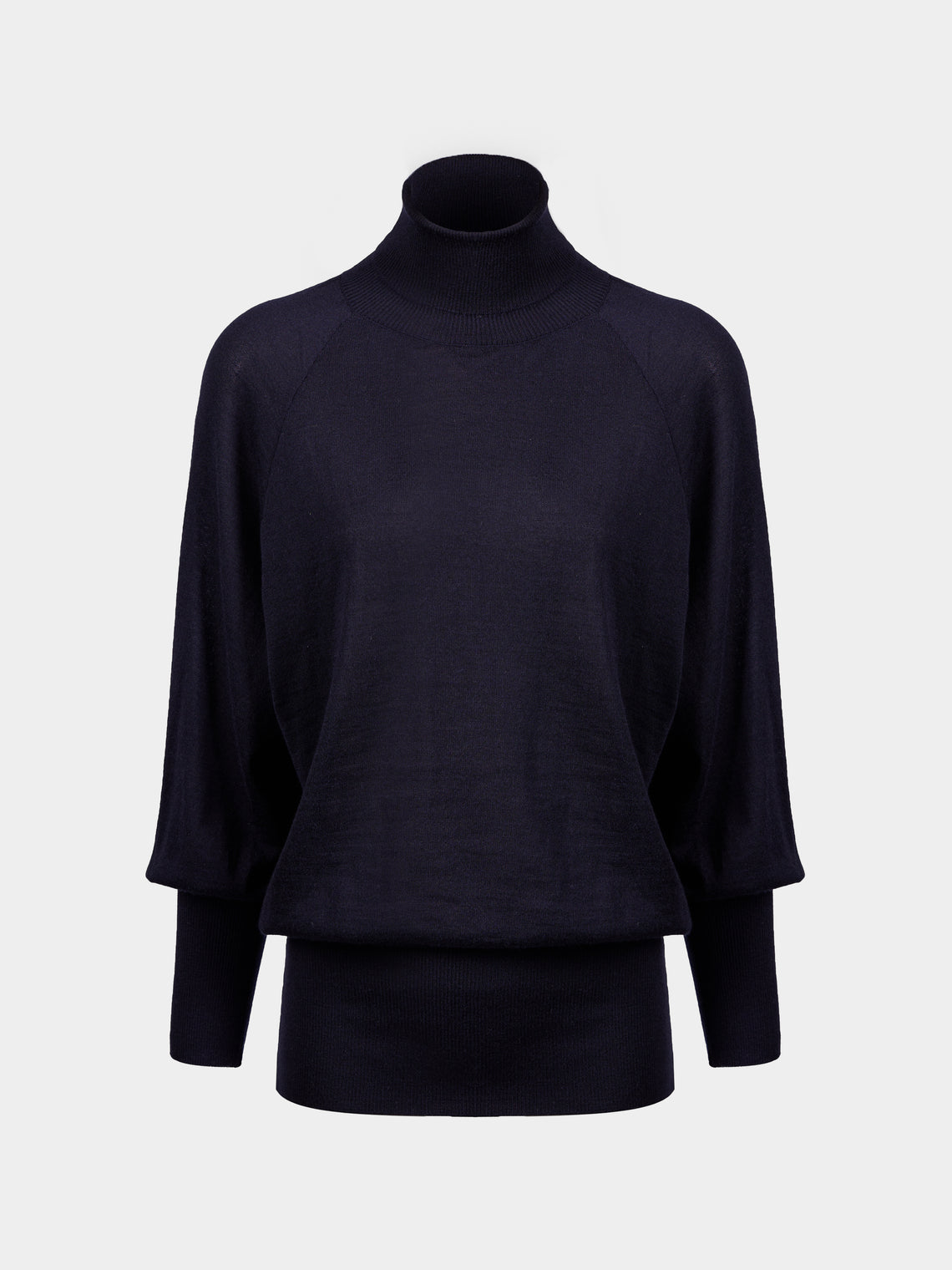 Dusan - Cashmere Rollneck Sweater | One Size - Navy - ABASK - 