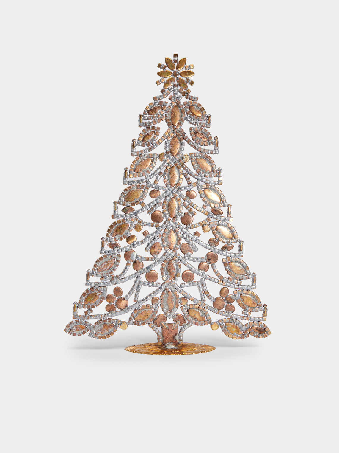 Antique and Vintage - 1930s Czech Jewelled Extra Large Christmas Tree -  - ABASK