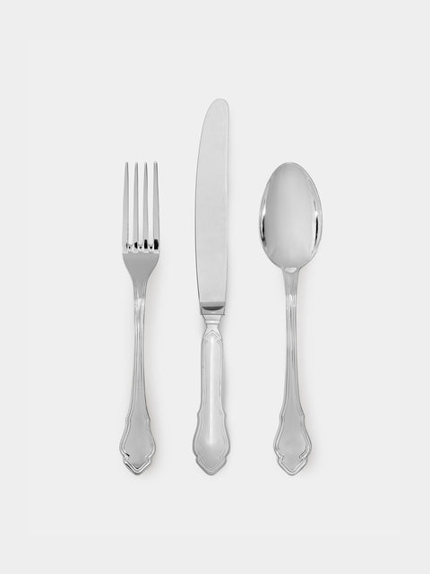 Zanetto - Barocco Silver-Plated Cutlery - Silver - ABASK - 