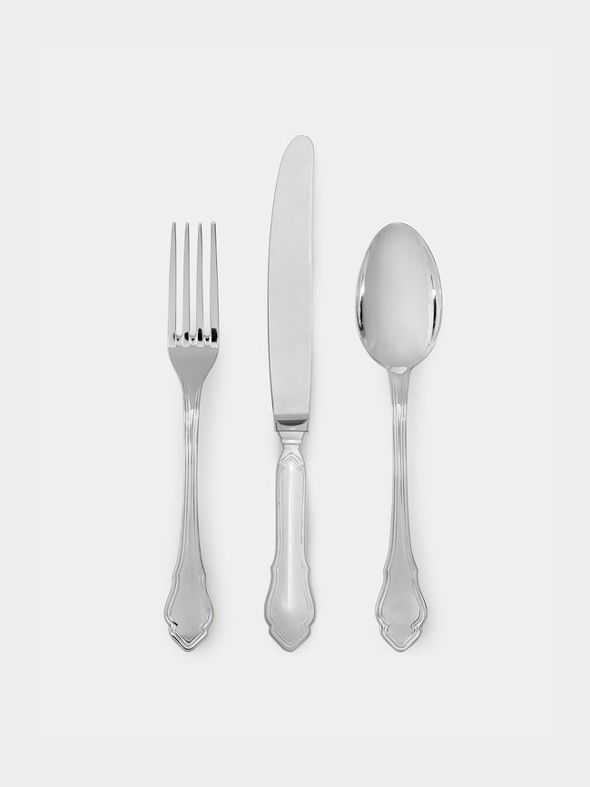 Zanetto - Barocco Silver-Plated Cutlery - Silver - ABASK - 