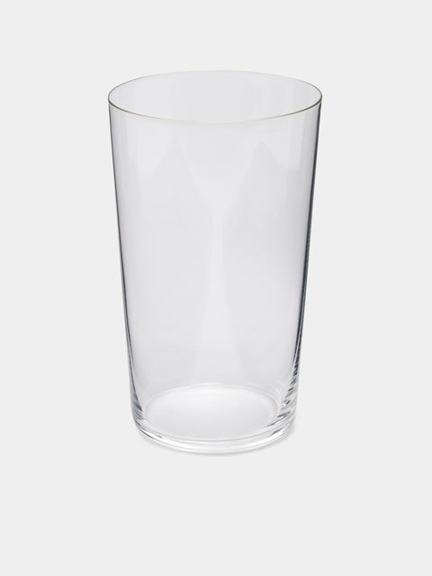 Lobmeyr - Commodore Hand-Blown Crystal Beer Tumbler (Set of 2) - Clear - ABASK- 