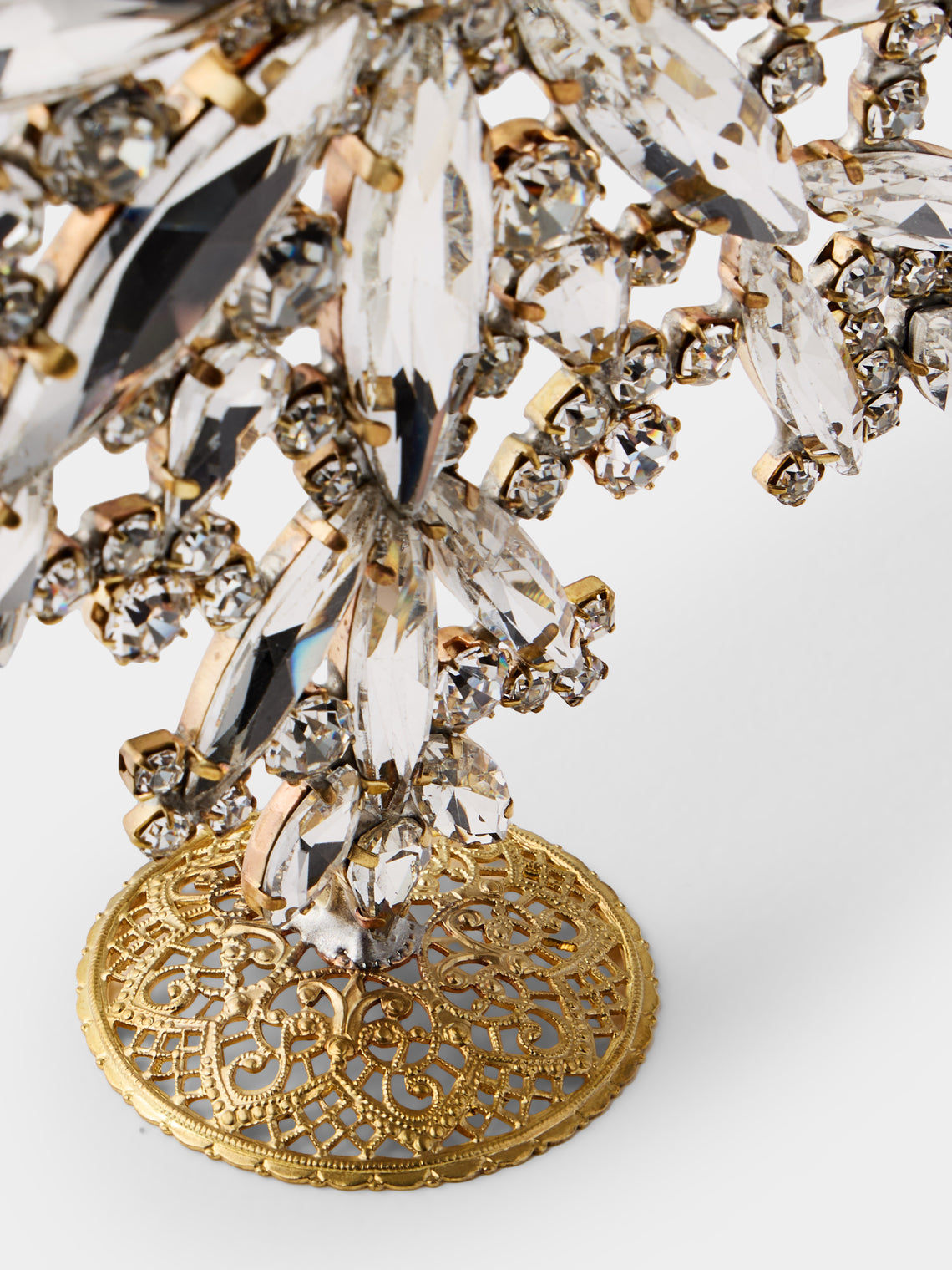 ABASK Decorations - Sparkling Czech Crystal Snowflake - Clear - ABASK