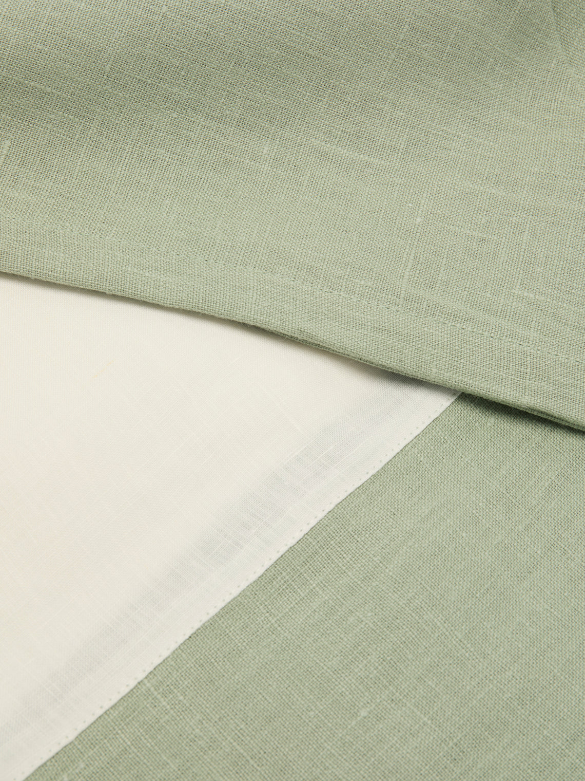 Borgo delle Tovaglie - Bauhaus Linen Rectangular Tablecloth - White - ABASK