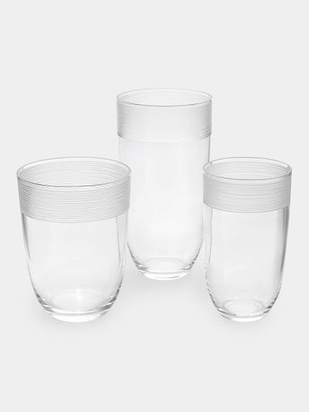 Carlo Moretti - Fili Molati Hand-Blown Murano Glass Collection - Clear - ABASK - 