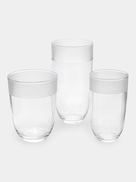 Carlo Moretti - Fili Molati Hand-Blown Murano Glass Collection - Clear - ABASK - 