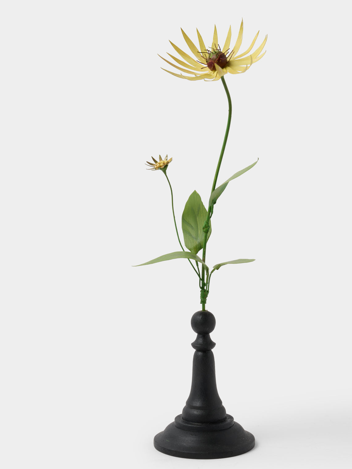 Erbavoglio Milano - Hand-Painted Copper Ornamental Flower - Yellow - ABASK