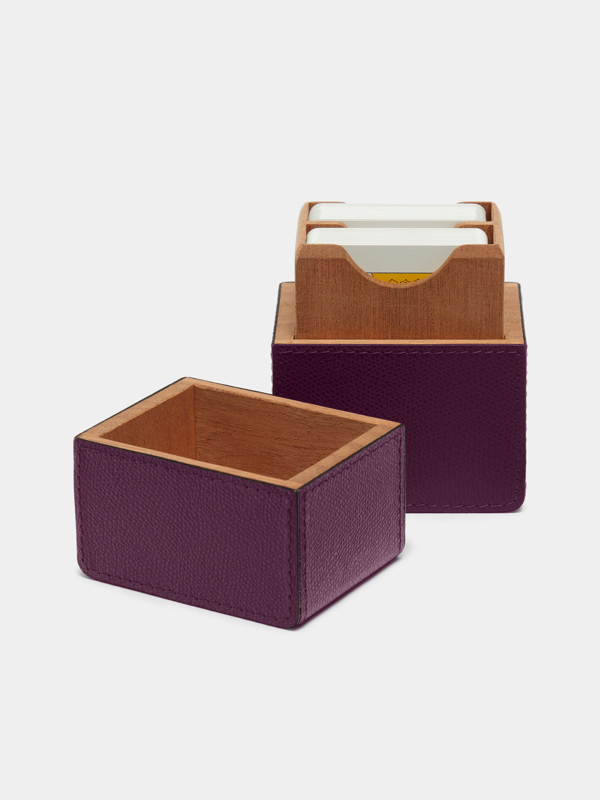 Naples Leather Playing Cards Set
