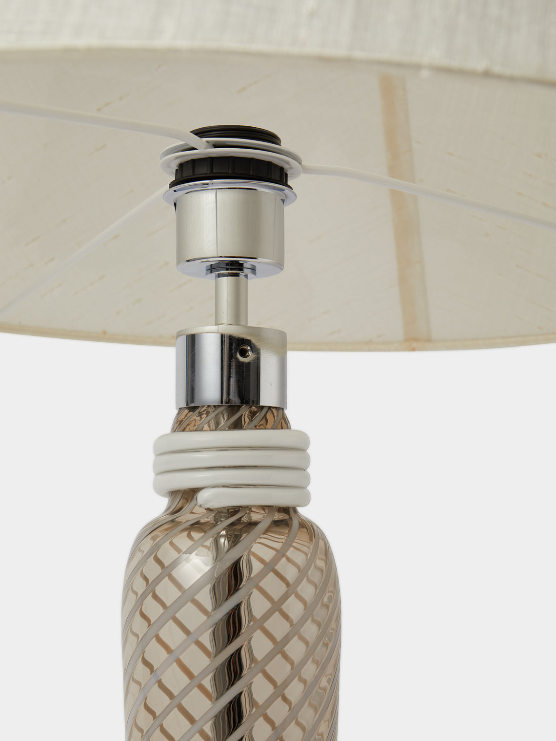 Carlo Moretti - Bricola Hand-Blown Murano Glass Table Lamp - Clear - ABASK