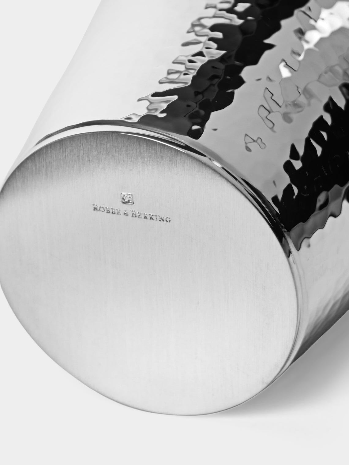 Robbe & Berking - Martelé Cocktail shaker with glass - Silver - ABASK
