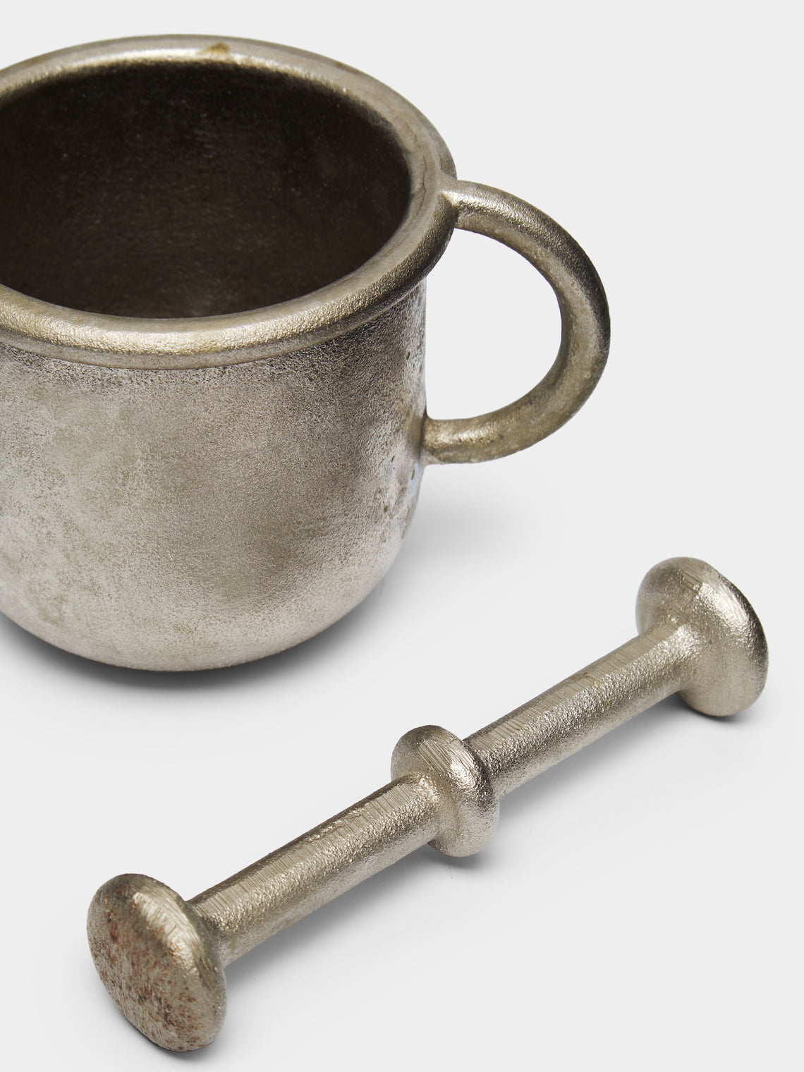 Antique and Vintage - Mid-Century Carl Auböck for Ostovics Culinar Steel Pestle and Mortar -  - ABASK