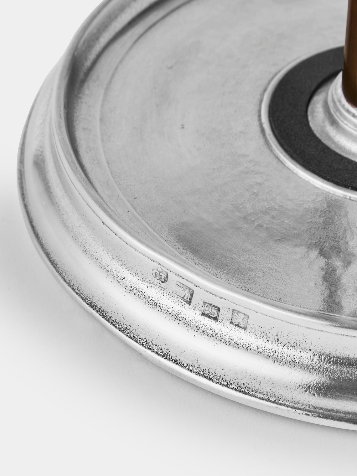 Cosi Tabellini - Bassano Pewter Kitchen Towel Holder - Silver - ABASK