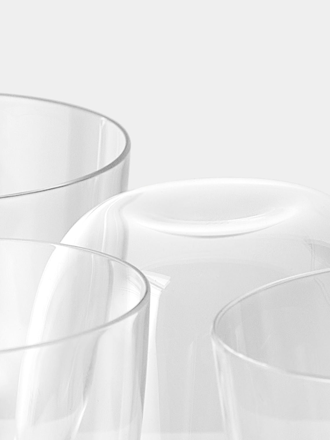 Lobmeyr - | Set of 4 | Alpha Crystal Shot Glasses - Clear - ABASK