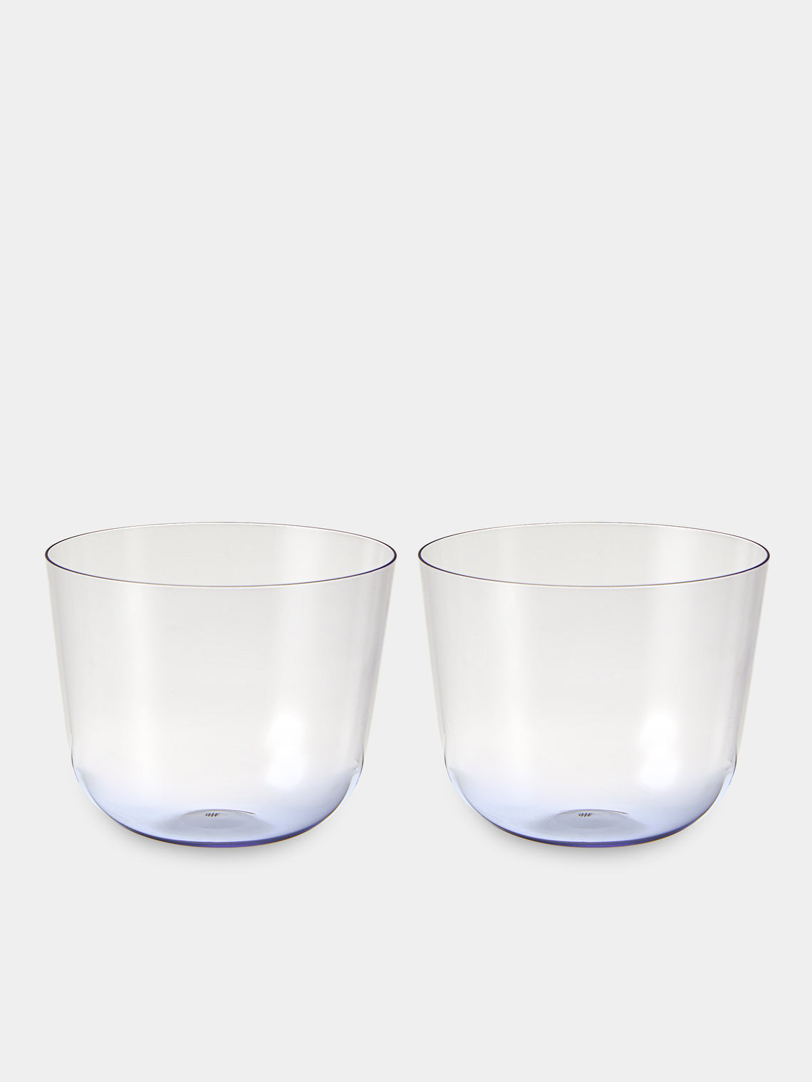 Lobmeyr - | Set of 2 | Alpha Crystal Tumblers - Purple - ABASK 