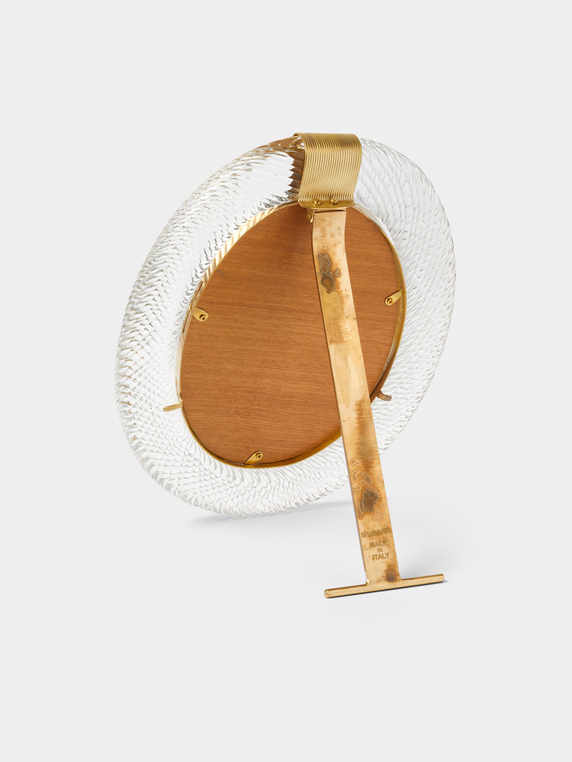 Antique and Vintage - 1960s Murano Glass Photo Frame - Clear - ABASK