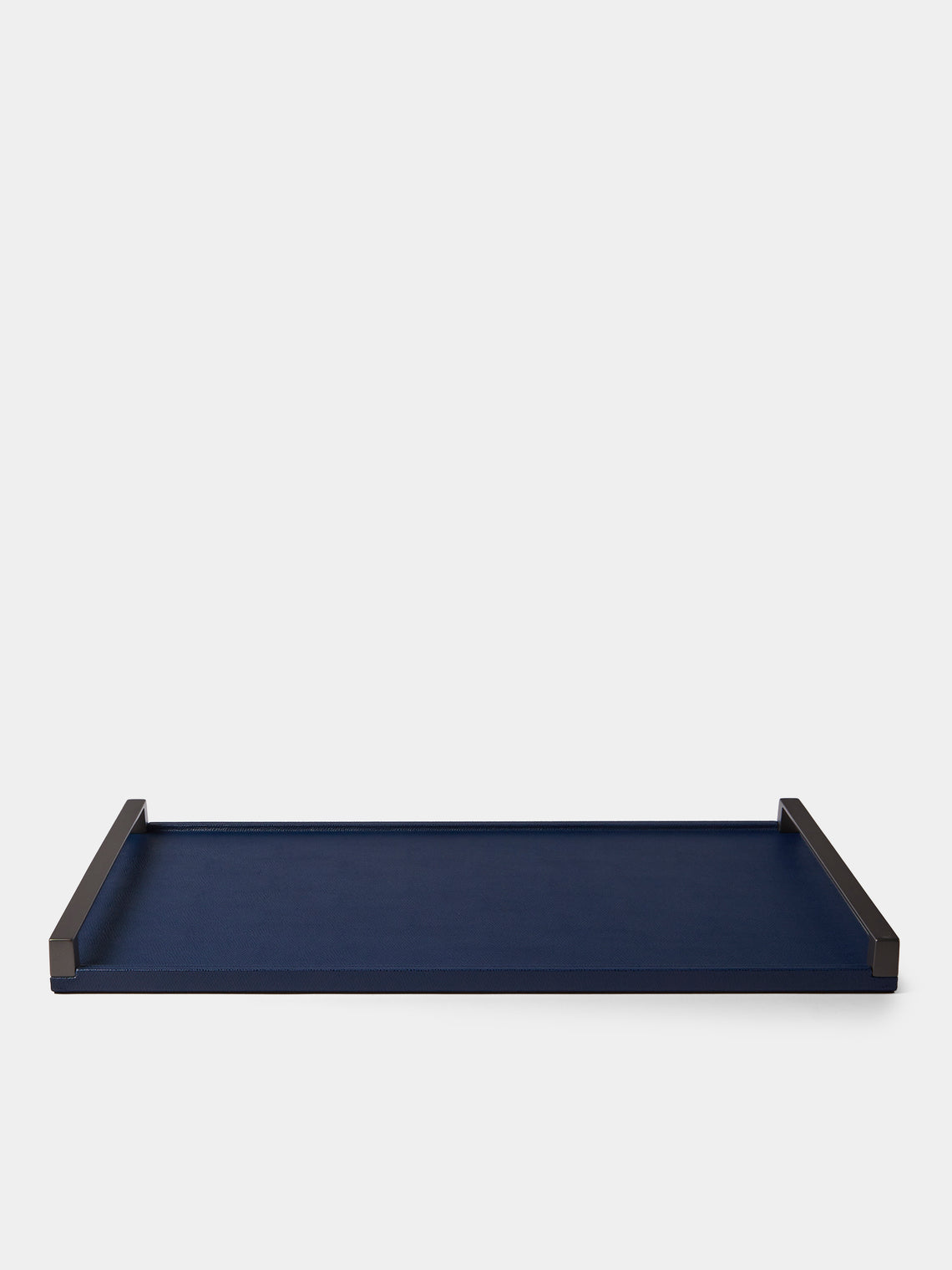 Pinetti - Giove Leather Tray (21in/53cm) - Navy - ABASK