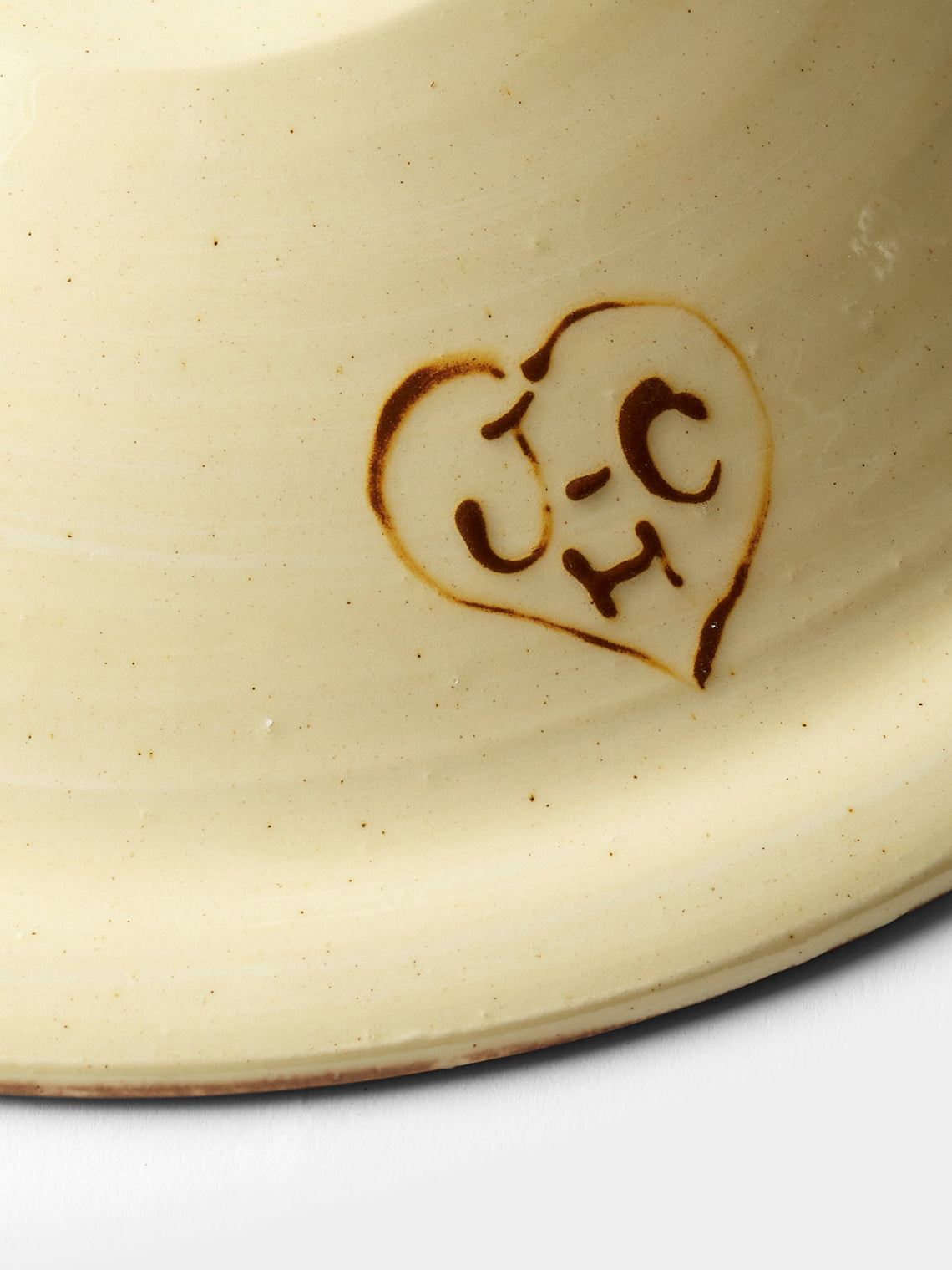 Poterie d’Évires - Birds Hand-Painted Ceramic Serving Bowl - Cream - ABASK