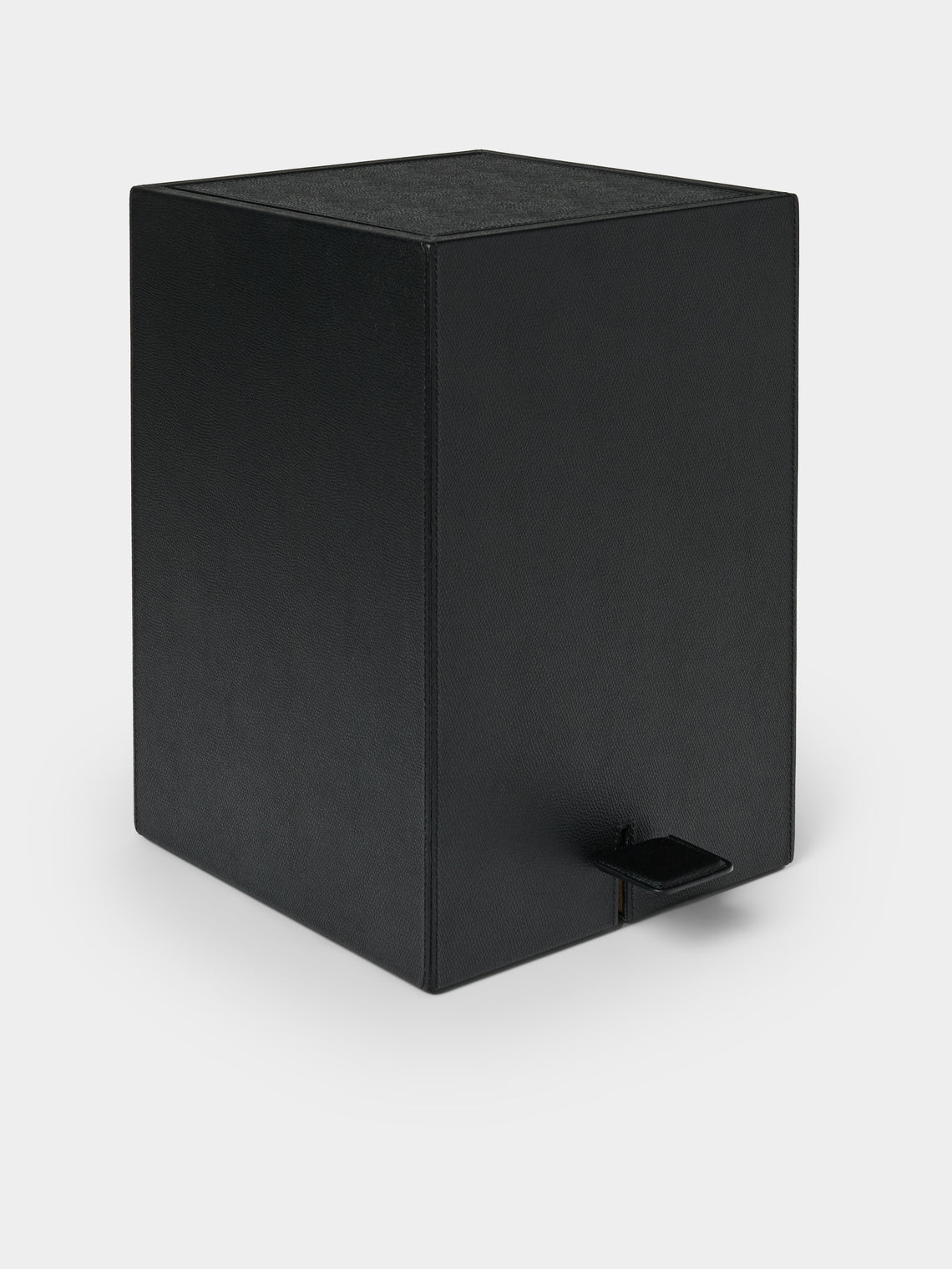 Giobagnara - Groove Leather Pedal Bin - Black - ABASK
