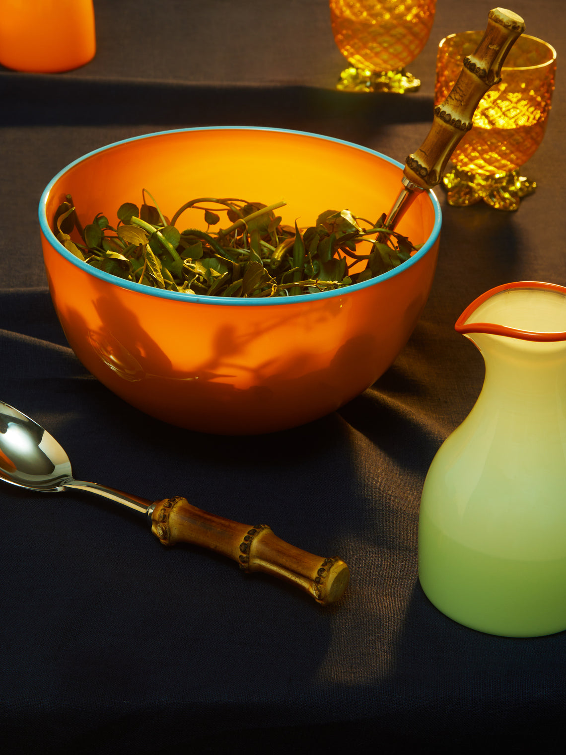 Andrew Iannazzi - Hand-Blown Glass Large Serving Bowl -  - ABASK