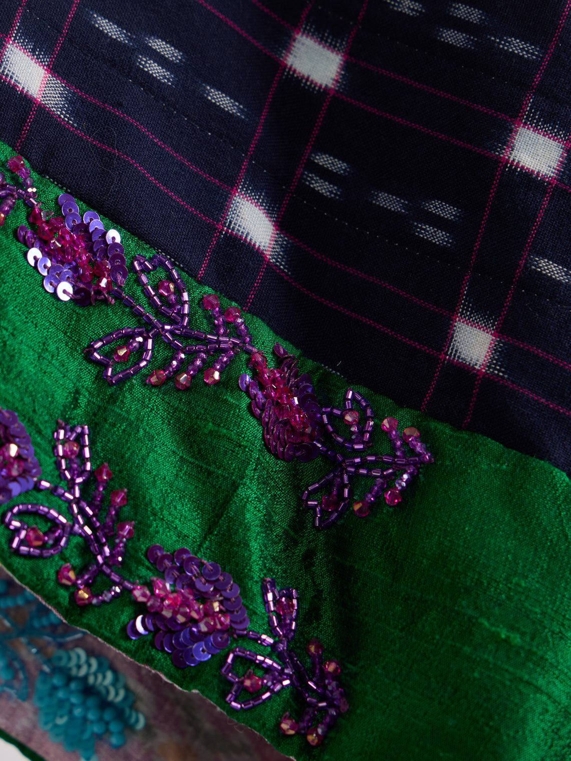 Nazzy Beglari - Hand-Loomed Ikat Cotton Reversible Chapan-Style Robe | One Size - Multiple - ABASK