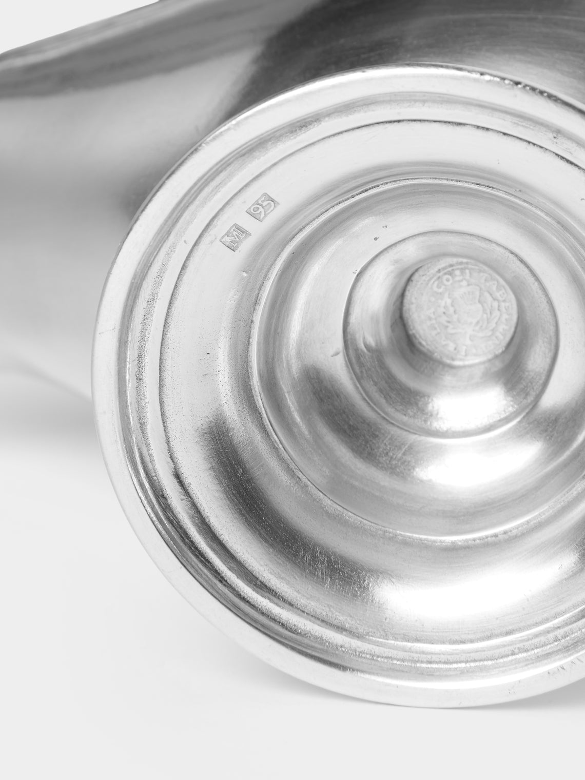 Cosi Tabellini - Orvieto Pewter Gravy Boat - Silver - ABASK