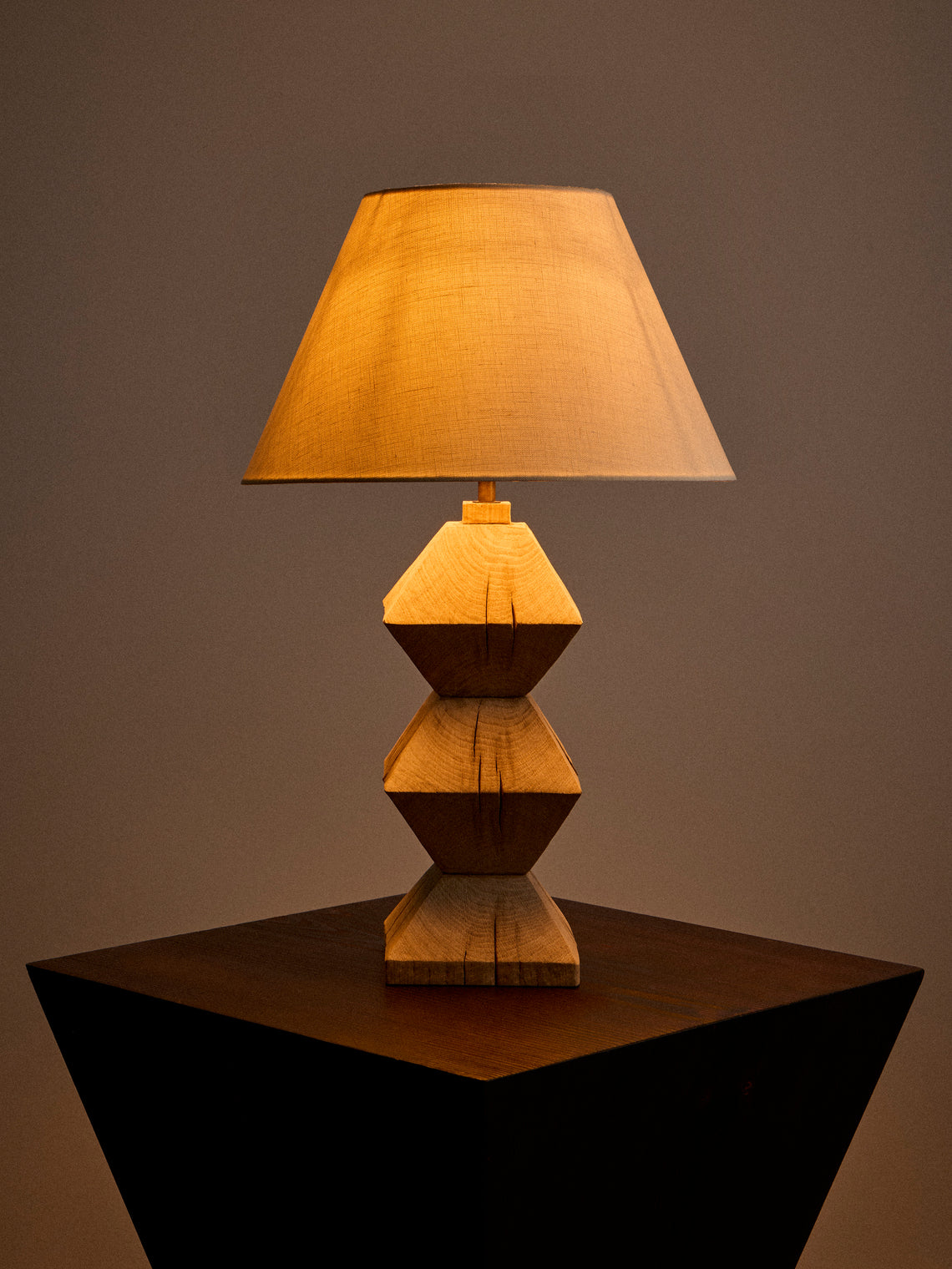 Jamie Gaunt Designs - No. 7 Natural Oak Table Lamp - Natural - ABASK