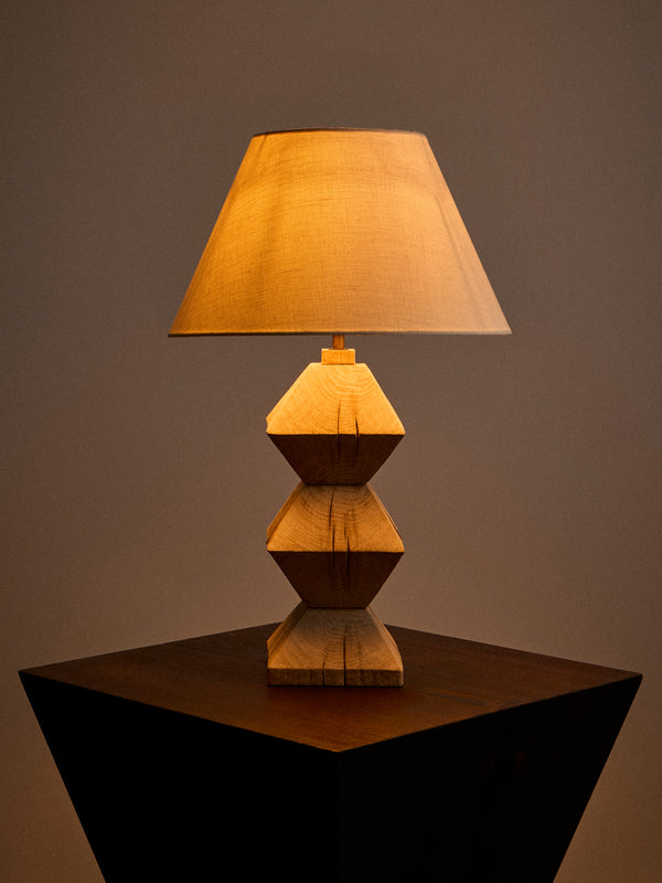 Jamie Gaunt Designs - No. 7 Natural Oak Table Lamp - Natural - ABASK