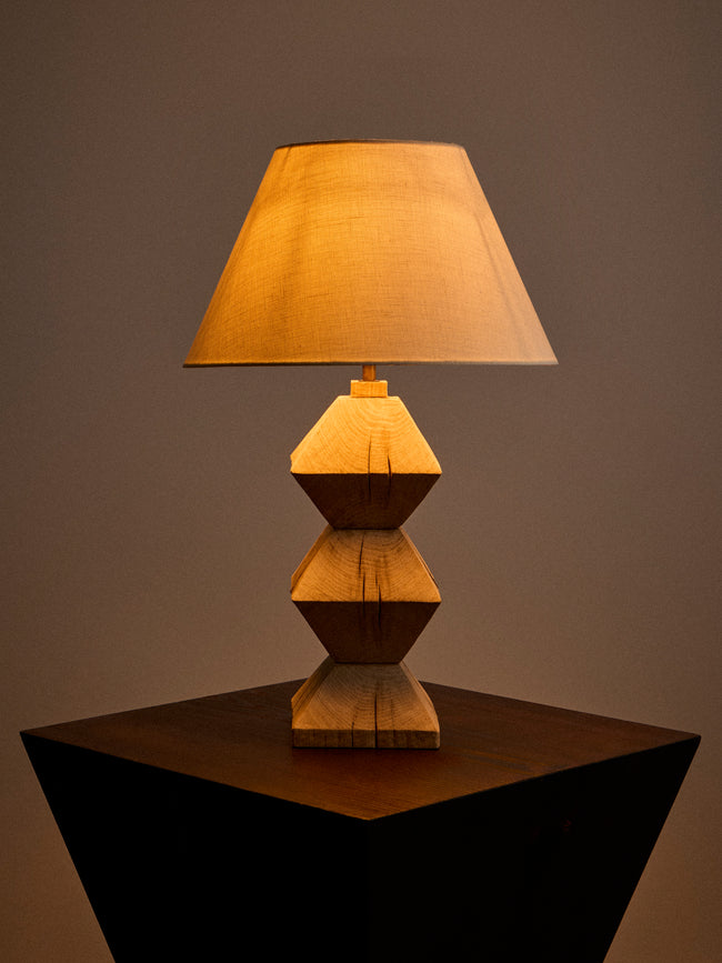 Jamie Gaunt Designs - No. 7 Natural Oak Table Lamp - Natural - ABASK