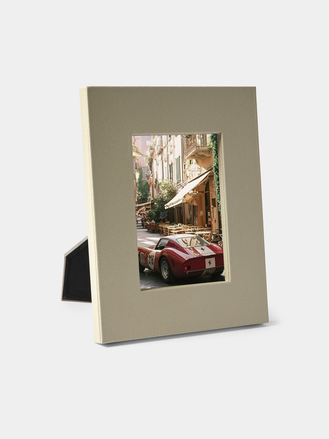 Pinetti - Leather Photo Frame (5x7") - Cream - ABASK - 