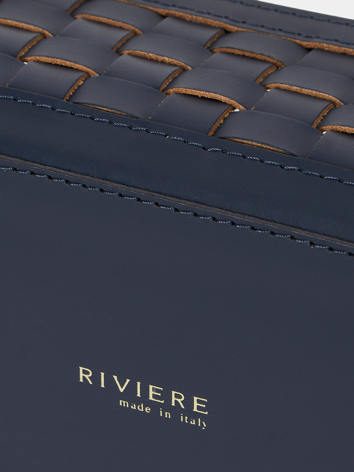 Riviere - Barcelona Water-Resistant Leather High Basket - Blue - ABASK