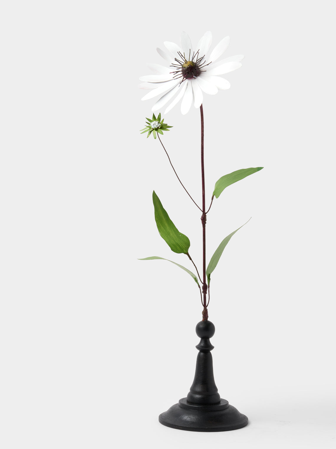 Erbavoglio Milano - Hand-Painted Copper Ornamental Flower - White - ABASK