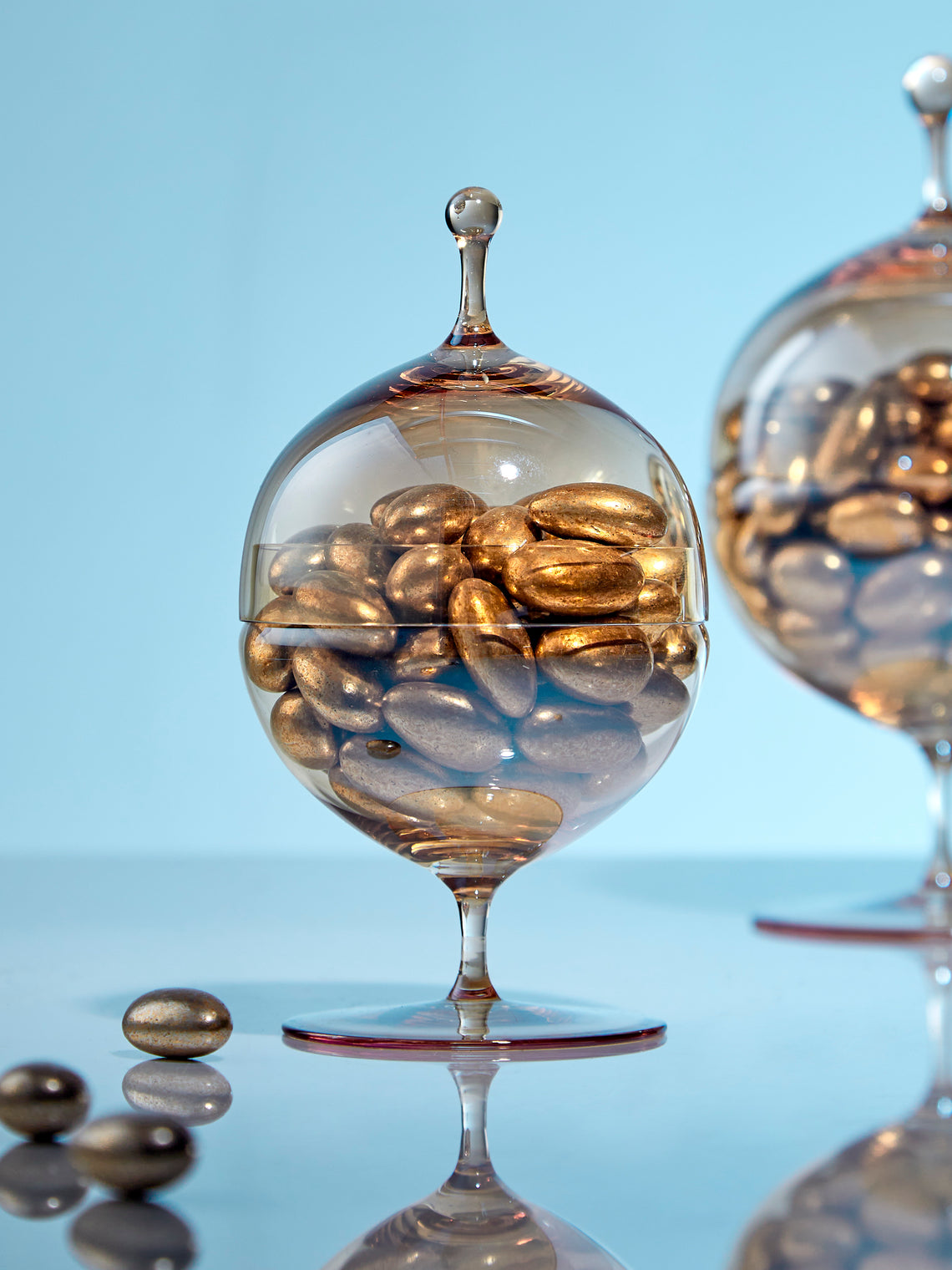 Lobmeyr - Hand-Blown Crystal Candy Dish III - Gold - ABASK