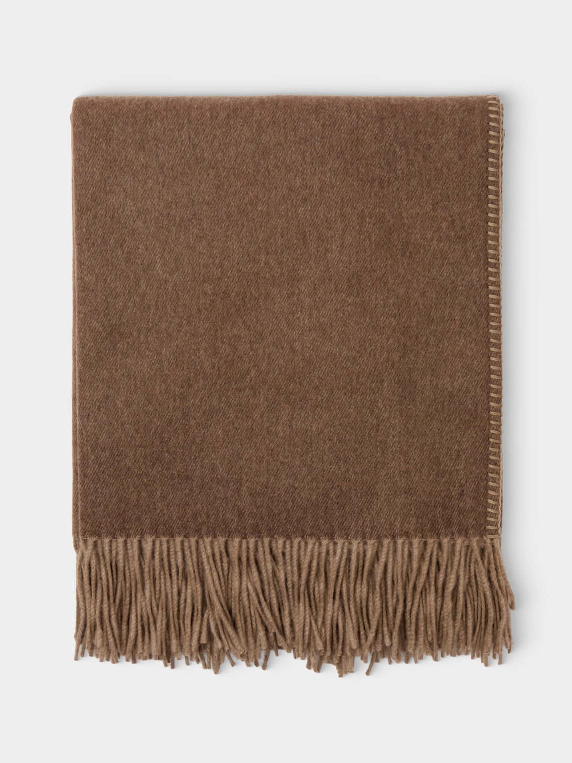 Alonpi - Melrose Cashmere Throw (75in/1.9m) - Camel - ABASK - 