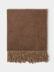 Alonpi - Melrose Cashmere Throw (75in/1.9m) - Camel - ABASK - 