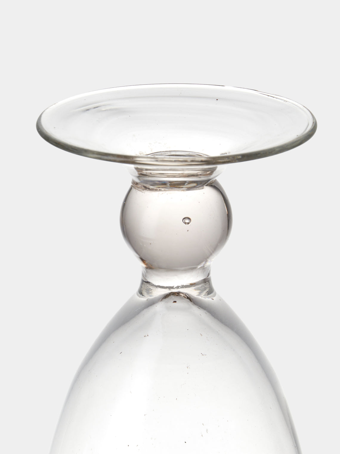 Antique and Vintage - Early-20th-Century Venetian Glass Lidded Apothecary Jar - White - ABASK