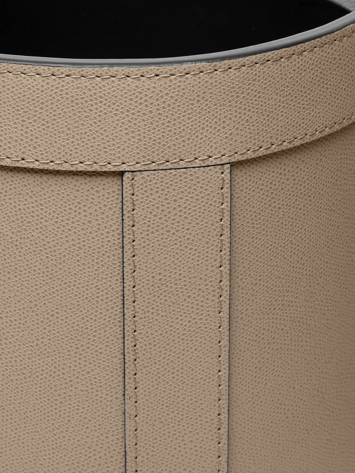 Giobagnara - Otto Leather Bin - Taupe - ABASK