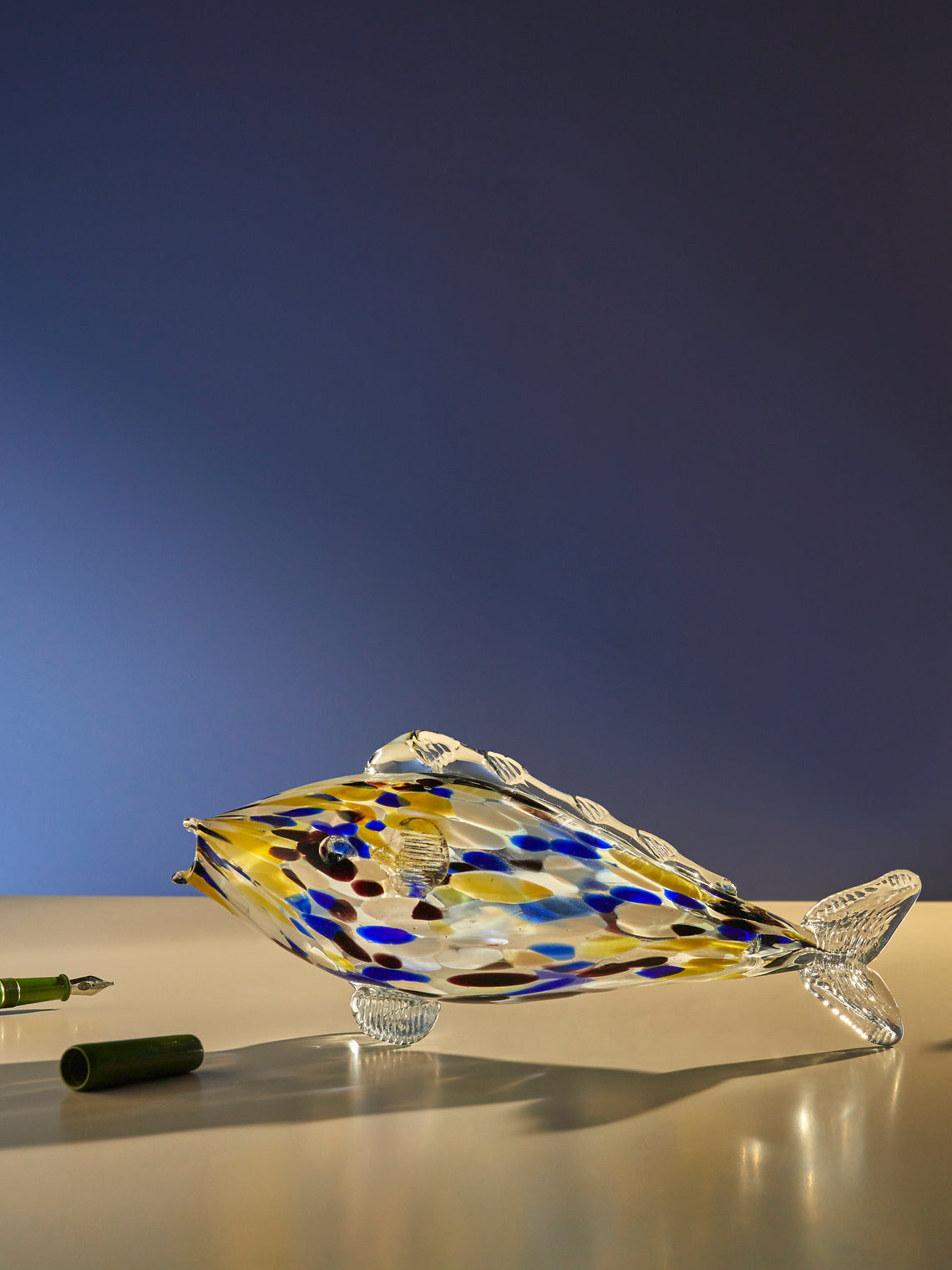 Antique and Vintage - Mid-Century Glass Fish Sculpture - Multiple - ABASK