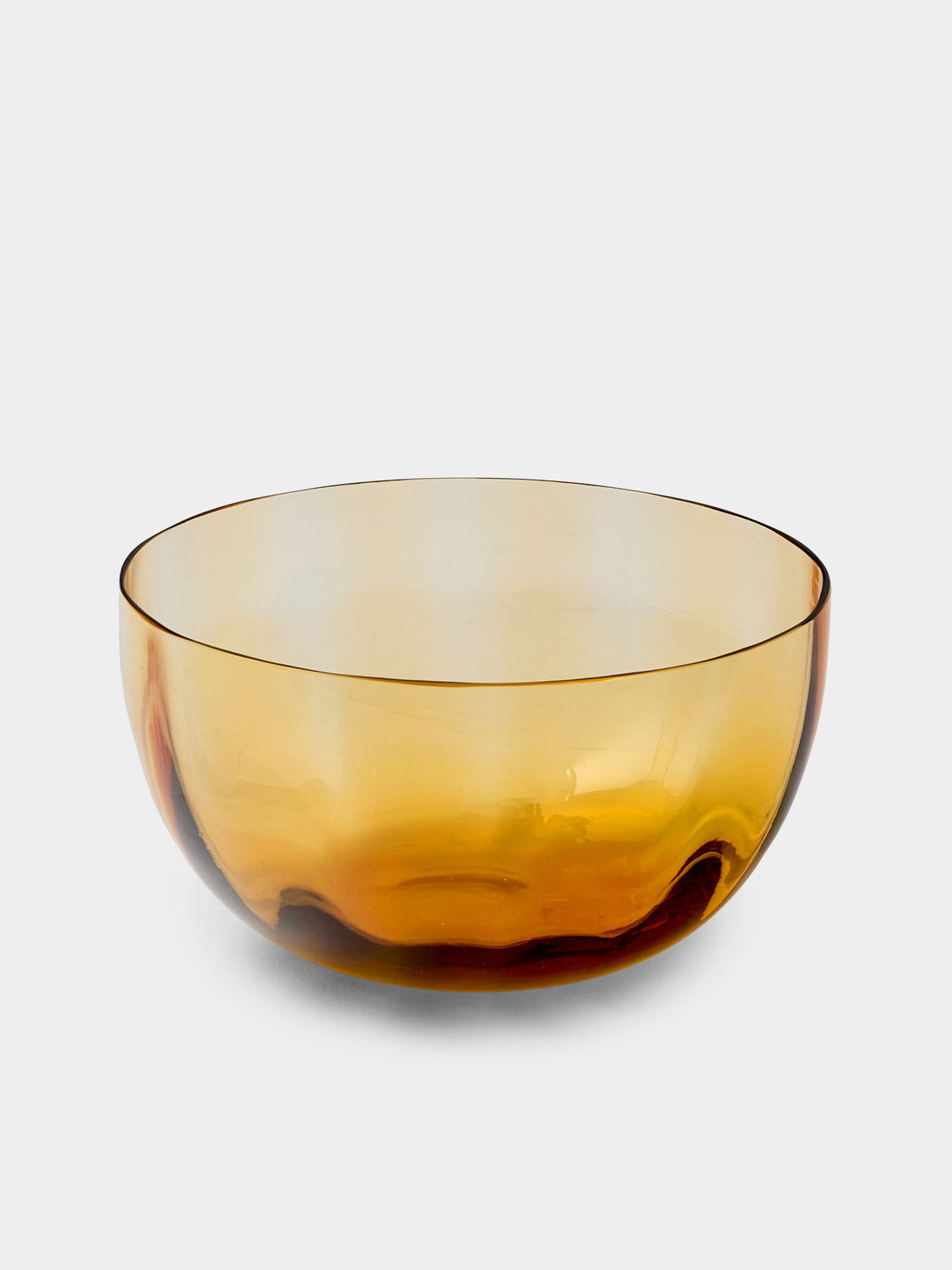 NasonMoretti - | Set of 6 | Idra Hand-Blown Murano Glass Dessert Bowls - Yellow - ABASK