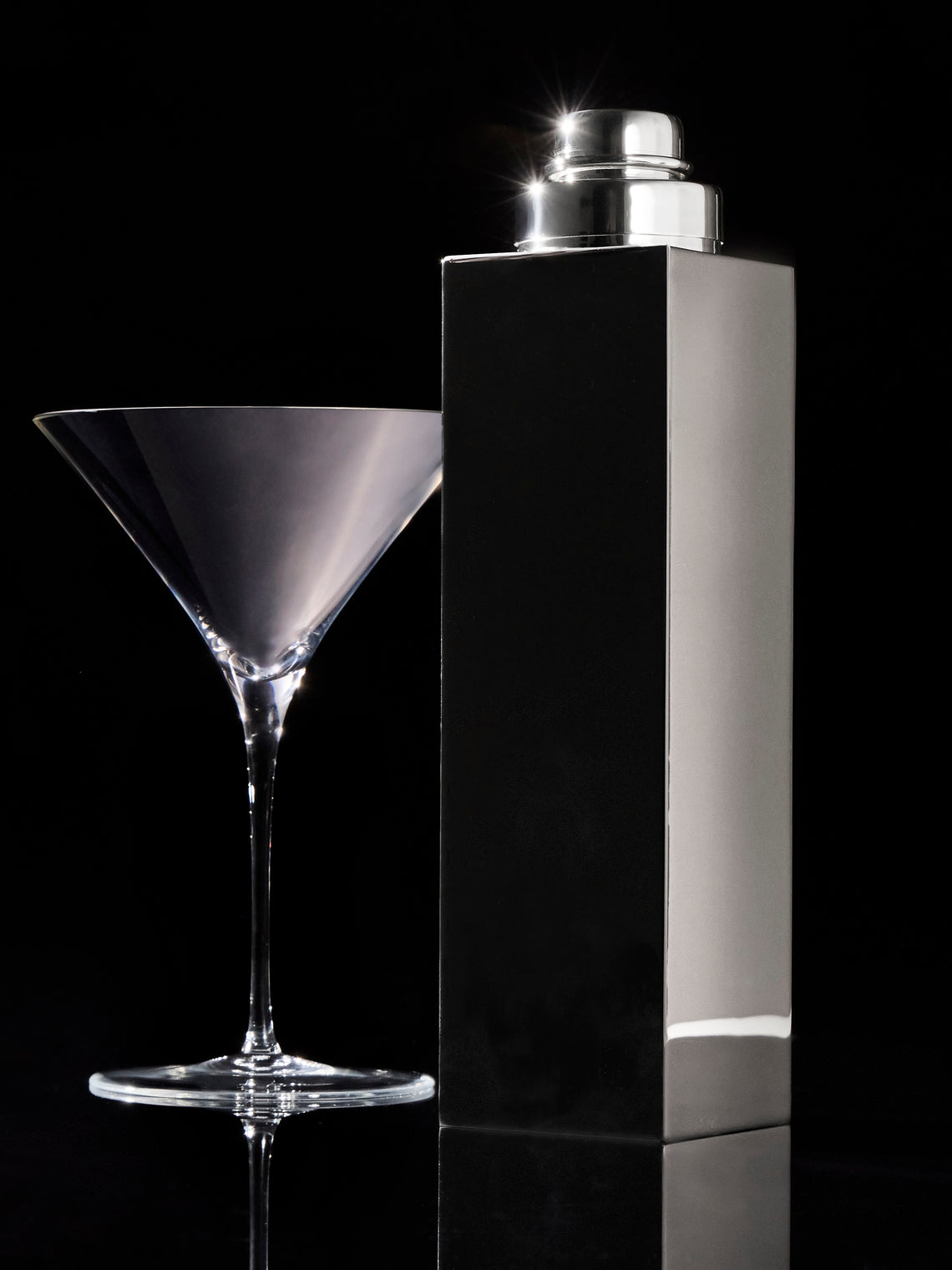 Pampaloni - Silver-Plated Square Cocktail Shaker - Silver - ABASK