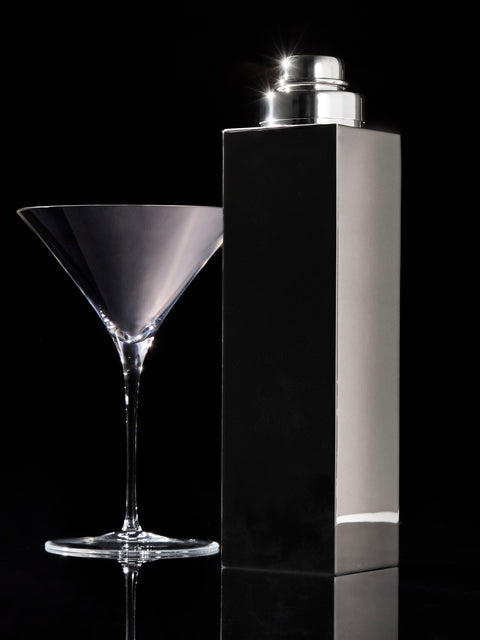 Pampaloni - Silver-Plated Square Cocktail Shaker - Silver - ABASK