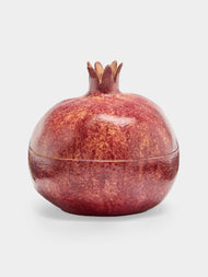 Augarten - Hand-Painted Porcelain Pomegranate Dish - Red - ABASK - 