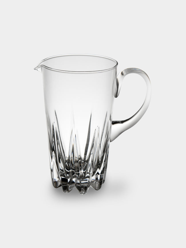 Antique and Vintage - Mid-Century Saint Louis Crystal Pitcher - Clear - ABASK - 