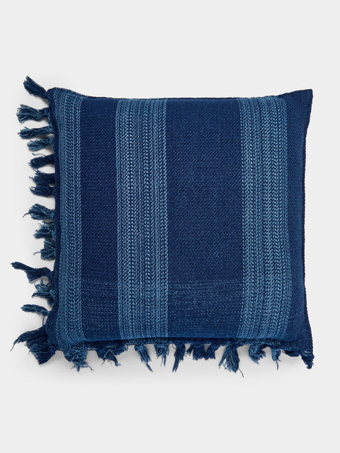 Hollie Ward - Ordahl Indigo-Dyed Cotton Cushion -  - ABASK - 