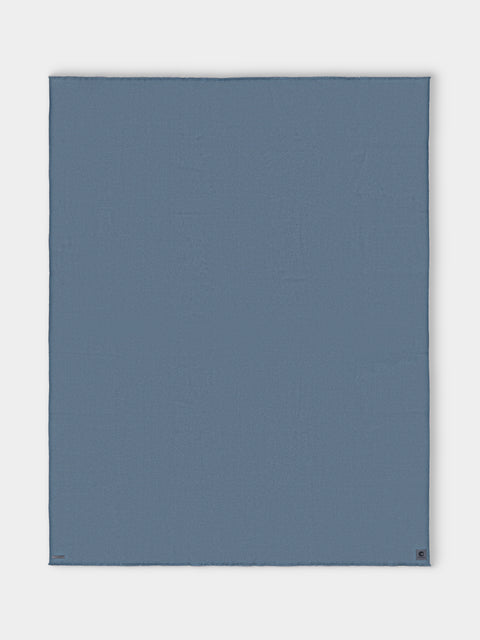 Denis Colomb - Cashmere Throw (79in/2m) - Blue - ABASK - 